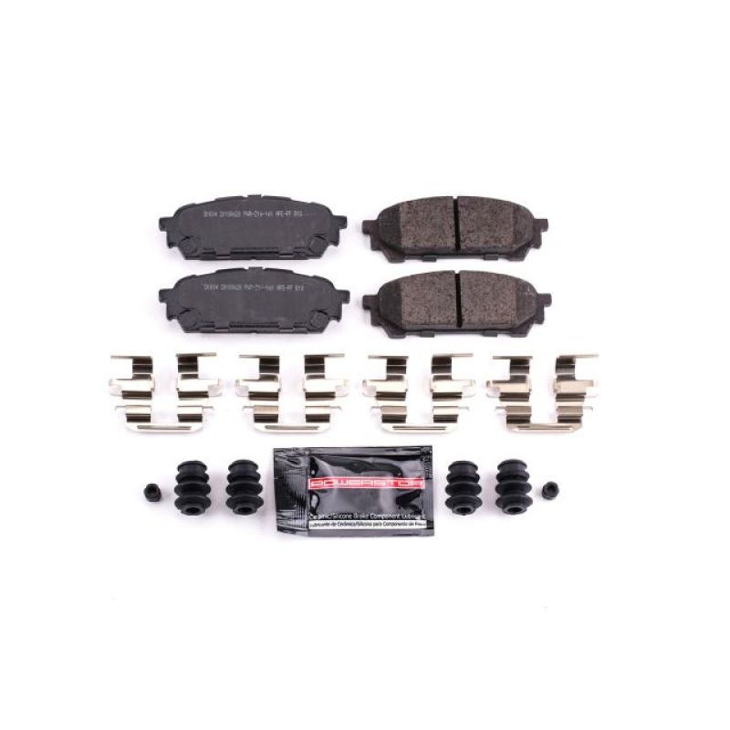 Power Stop 05-06 Saab 9-2X Rear Z23 Evolution Sport Brake Pads w/Hardware Brake Pads - Performance PowerStop