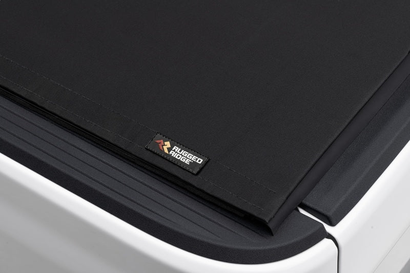 Rugged Ridge Armis Soft Rolling Bed Cover 2020 Gladiator JT Tonneau Covers - Hard Fold Rugged Ridge