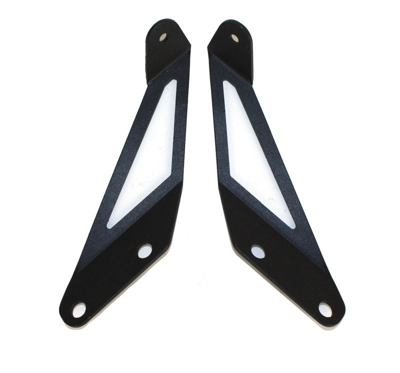 Fishbone Offroad 07-18 Jeep Wrangler JK Hood Light Mount Brackets Light Mounts Fishbone Offroad