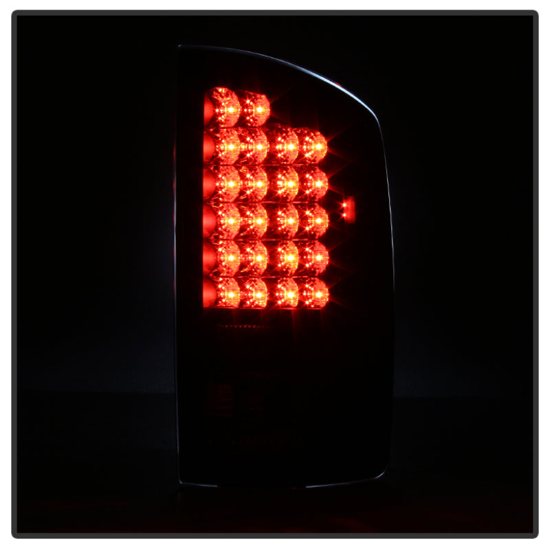 Spyder Dodge Ram 02-06 1500/Ram 2500/3500 03-06 LED Tail Light Black Smoke ALT-YD-DRAM02-LED-BSM Tail Lights SPYDER