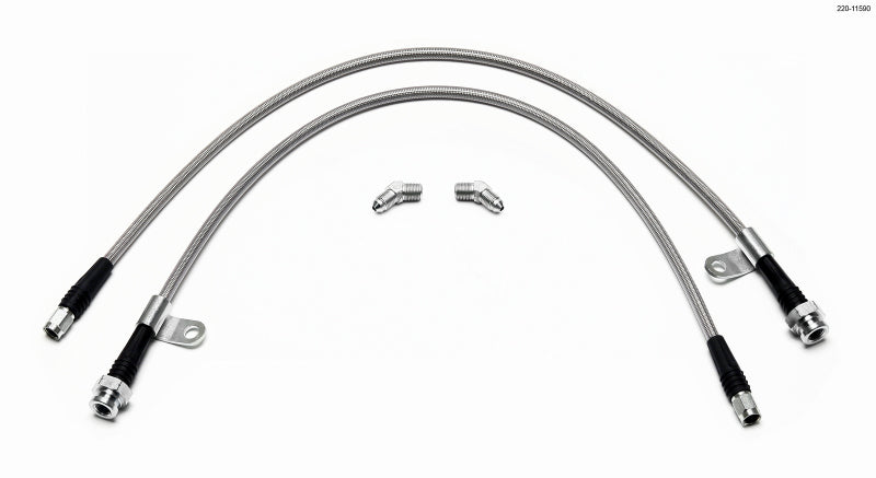 Wilwood Flexline Kit Front Nissan 370Z/Fiti G37 w/ SL4 or SL6 Caliper Brake Line Kits Wilwood