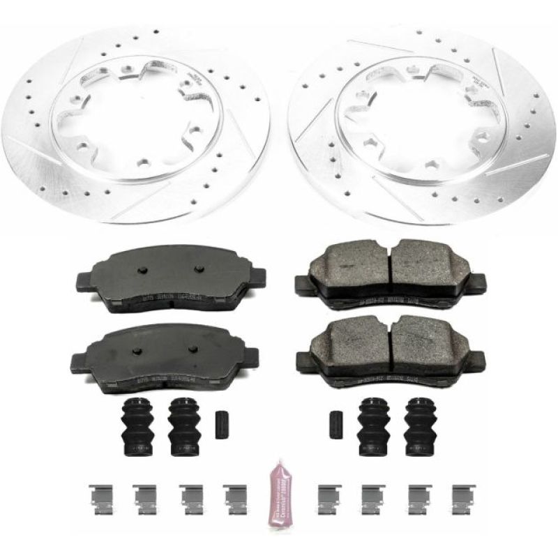 Power Stop 15-18 Ford Transit-350 HD Rear Z23 Evolution Sport Brake Kit Brake Kits - Performance D&S PowerStop