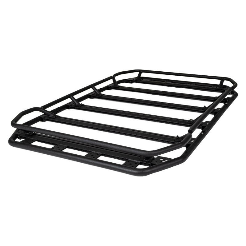 Go Rhino SRM300 40in. Long x 60in. Wide Flat Platform Rack with Quad Overland Rail Kit Roof Baskets Go Rhino
