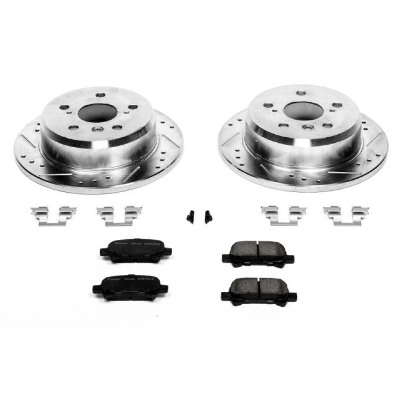 Power Stop 05-07 Toyota Avalon Rear Z23 Evolution Sport Brake Kit Brake Kits - Performance D&S PowerStop