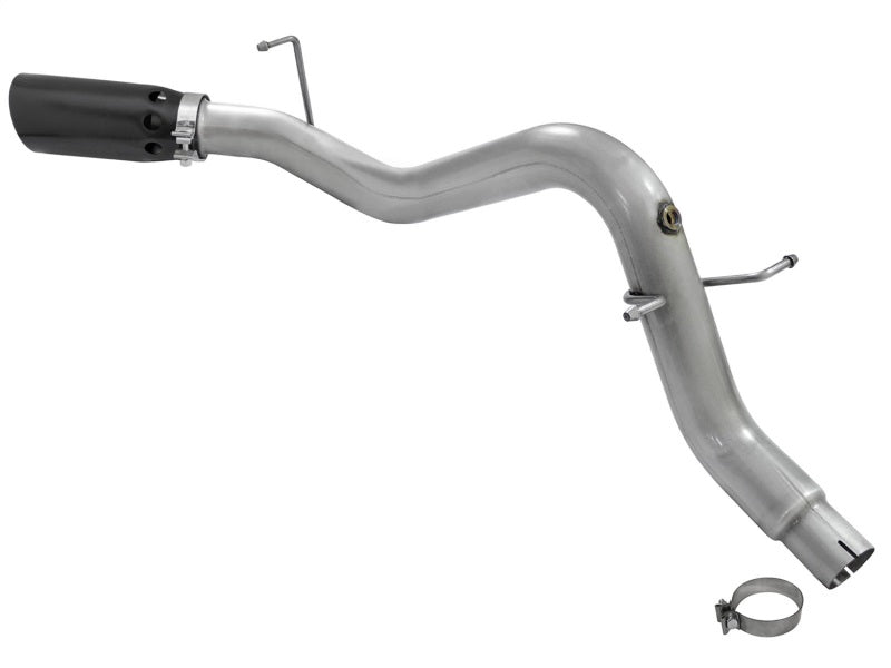 aFe LARGE BORE HD 3.5in DPF-Back Alum Exhaust w/Black Tip 2016 GM Colorado/Canyon 2.8L (td) DPF Back aFe