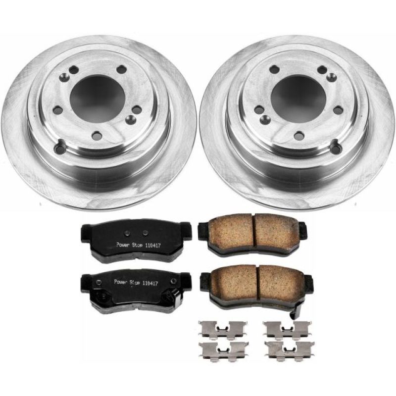 Power Stop 04-06 Kia Amanti Rear Autospecialty Brake Kit Brake Kits - OE PowerStop