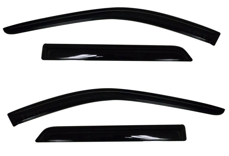 AVS 11-18 Dodge Durango Ventvisor Outside Mount Window Deflectors 4pc - Smoke Wind Deflectors AVS