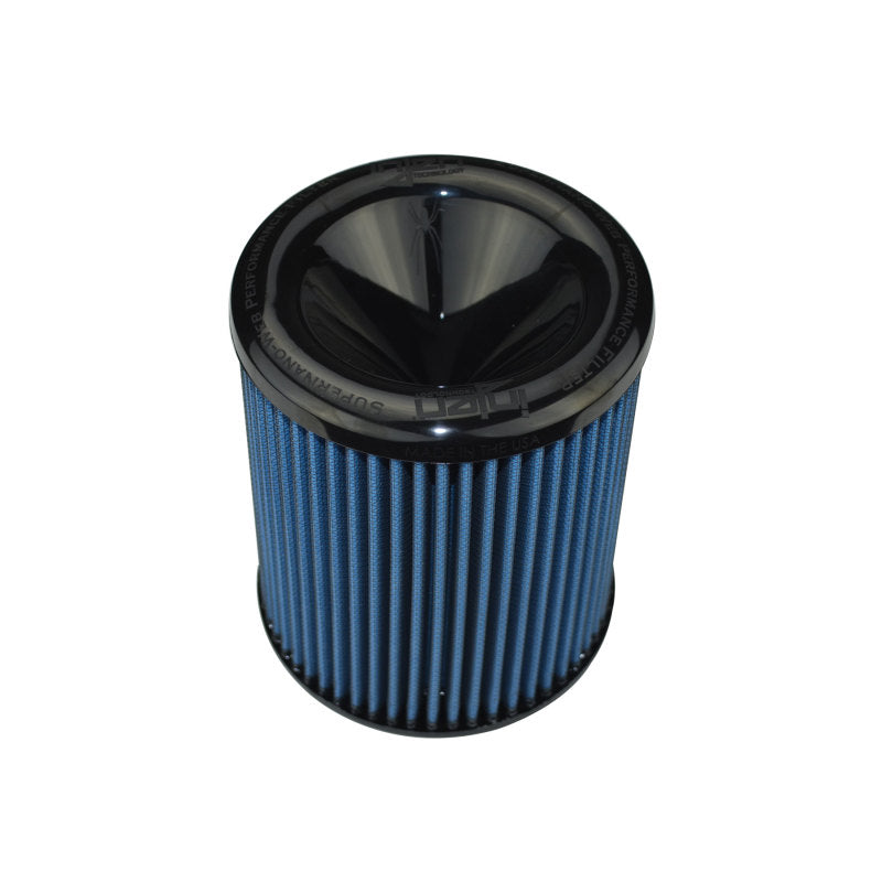 Injen AMSOIL Ea Nanofiber Dry Air Filter - 3 1/2 Filter 6 Base / 6 7/8 Tall / 5 1/2 Top Air Filters - Drop In Injen