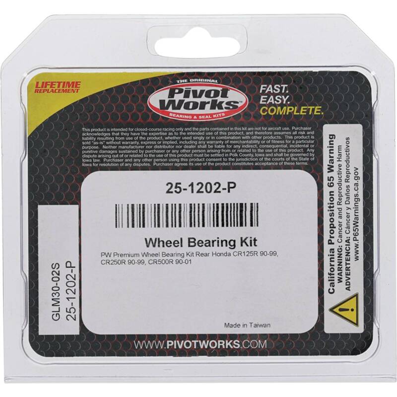 Pivot Works Premium Wheel Bearing Wheel Bearings Pivot Works