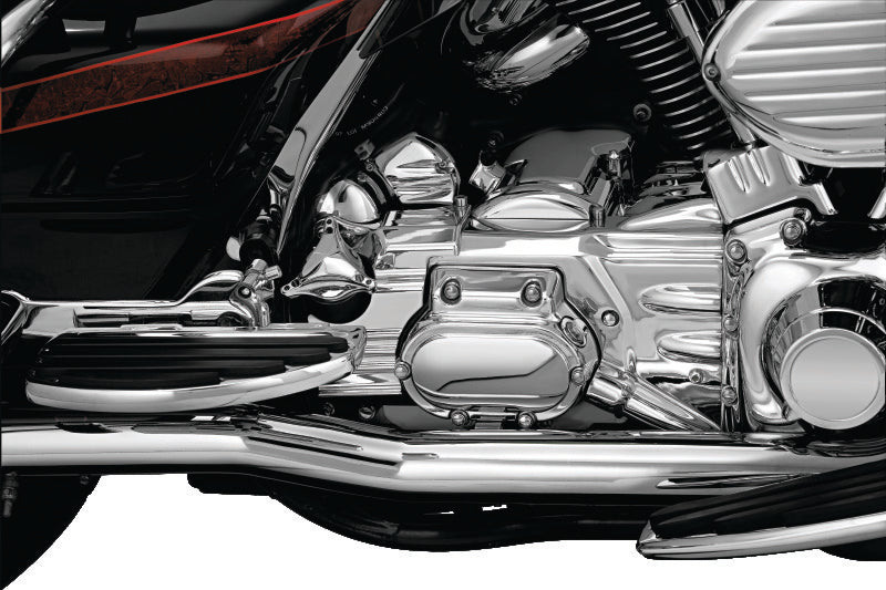 Kuryakyn Rear Cylinder Base Cover For 02-06 Touring Models Chrome Engine Covers Kuryakyn