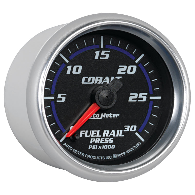 Autometer Cobalt 52mm 0-30,000 PSI F/S Electronic Diesel Fuel Rail Pressure Gauge (Cummins 5.9L) Gauges AutoMeter