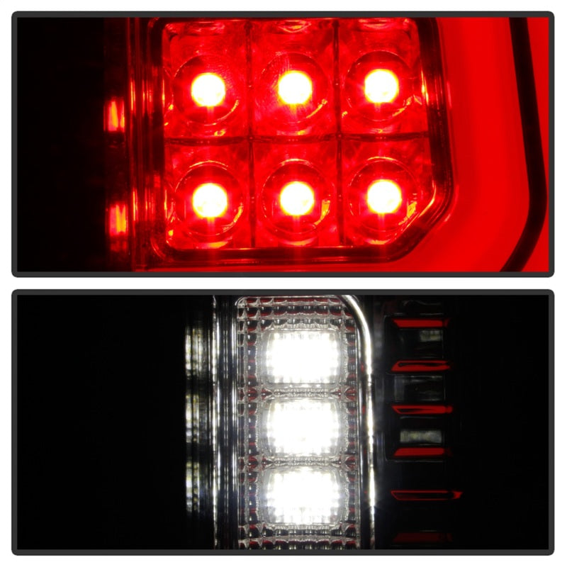 Spyder Chevy Silverado 19-20 (Do Not Fit Halogen Model) LED Tail Light - Chrome ALT-YD-CS19LED-C Tail Lights SPYDER