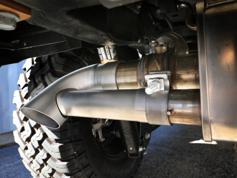 aFe MACHForce XP 304 Stainless Steel Exhaust Tip Upgrade 21-23 Jeep Wrangler JL Rubicon Tips aFe