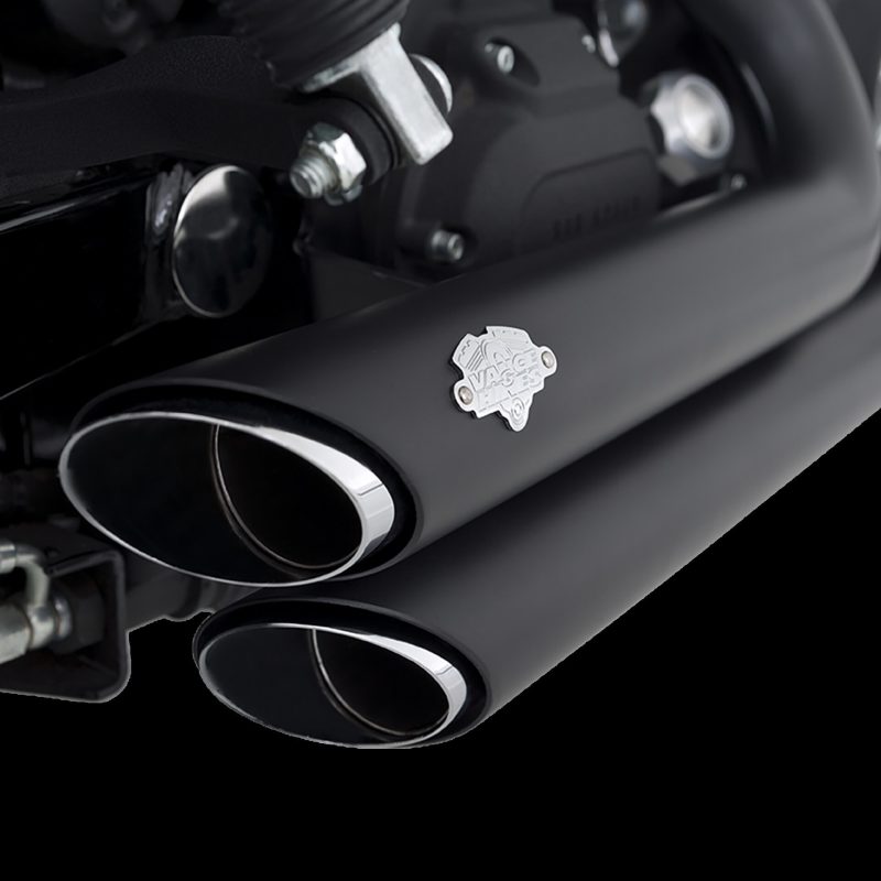 Vance & Hines HD Dyna 06-11 Shortshots Staggered Bl PCX Full System Exhaust Powersports Exhausts Vance and Hines