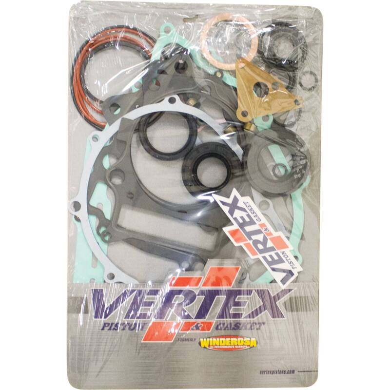 Vertex Gaskets 19-23 Yamaha Kodiak 700 4WD Complete Gasket Kit w/ Oil Seals Engine Hardware Vertex Pistons