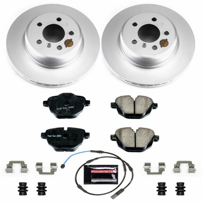 Power Stop 11-16 BMW 528i Rear Z23 Evolution Sport Coated Brake Kit Brake Kits - Performance D&S PowerStop