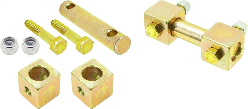 RockJock TJ/LJ/XJ/MJ Shock Bar Pin Eliminator Kit Front Pair Suspension Arms & Components RockJock