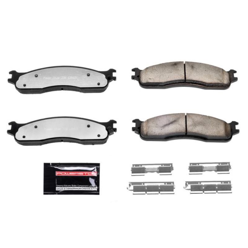 Power Stop 06-08 Dodge Ram 1500 Front Z36 Truck & Tow Brake Pads w/Hardware Brake Pads - Performance PowerStop