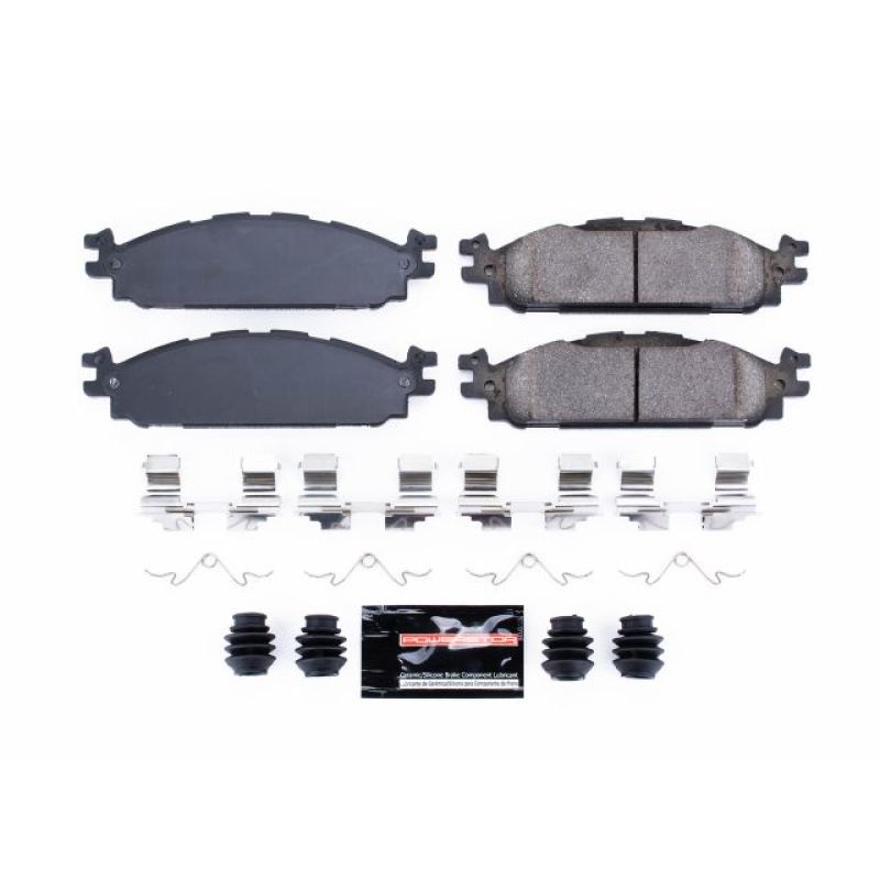 Power Stop 11-19 Ford Explorer Front Z23 Evolution Sport Brake Pads w/Hardware Brake Pads - Performance PowerStop