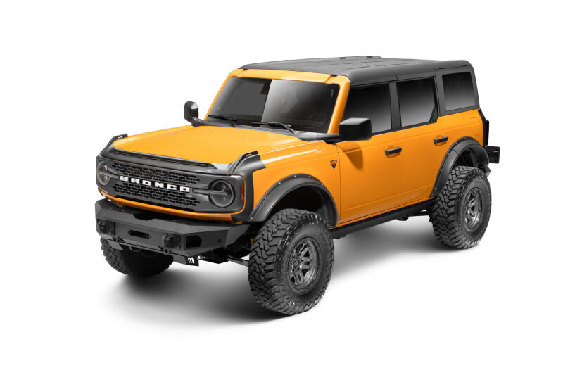 Go Rhino 21-26 Ford Bronco (Excl. LED Fog Lights) Trailline Front Full Width Bumper - Tex. Blk Bumpers - Steel Go Rhino