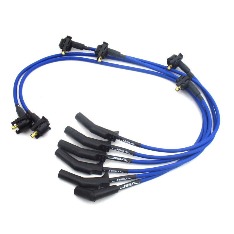 JBA 94-98 Ford Mustang 3.8L Ignition Wires - Blue Spark Plug Wire Sets JBA