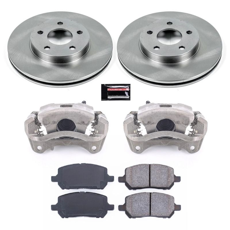 Power Stop 07-10 Pontiac G5 Front Autospecialty Brake Kit w/Calipers Brake Kits - OE PowerStop