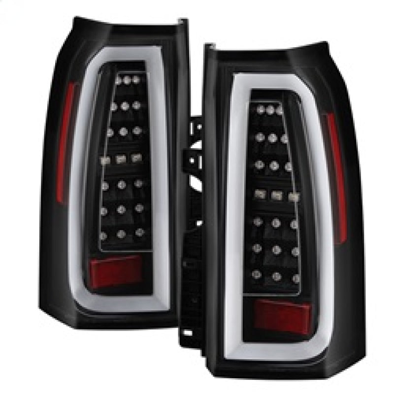 Spyder Chevy Tahoe / Suburban 15-17 Light Bar LED Tail Lights - Black (ALT-YD-CTA15-LED-BK) Tail Lights SPYDER