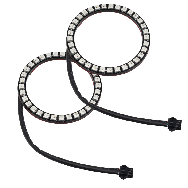 Oracle 15-17 Ford Mustang V6/GT/Shelby Dynamic DRL w/ Halo Kit - ColorSHIFT - Dynamic Headlights ORACLE Lighting