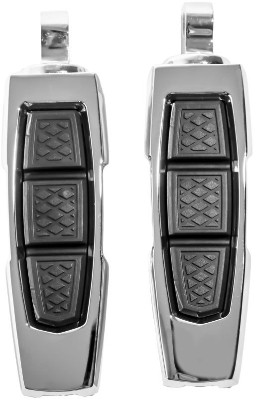 Kuryakyn Enygma Pegs With Adapter - Chrome Footpegs Kuryakyn