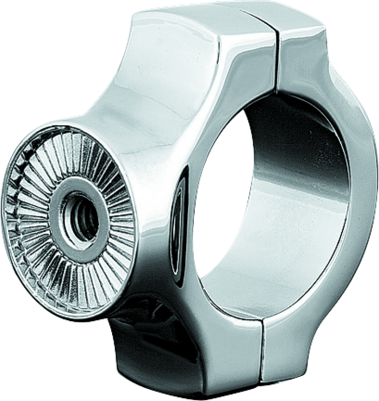 Kuryakyn Side Mount License Plate Clamp Chrome License Plate Relocation Kuryakyn