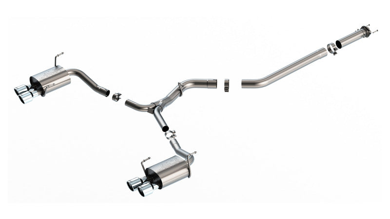 Borla 2022 Subaru WRX 2.4L Turbo AT/MT AWD S-Type Catback Exhaust Polished Tips Catback Borla