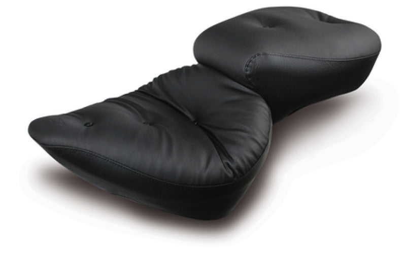 Mustang 00-15 Harley Softail Standard Rear Tire Wide Touring 1PC Seat Regal - Black One-Piece Motorcycle Seats Mustang Motorcycle