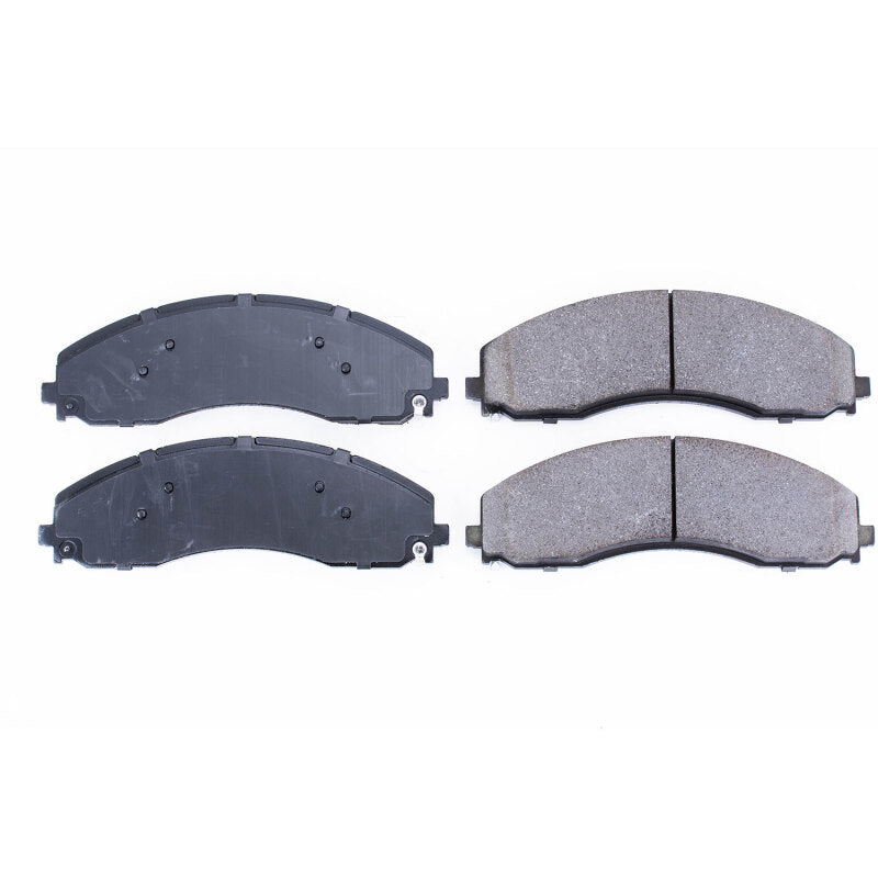 Power Stop 17-19 Ford F-450 Super Duty Front Z16 Evolution Ceramic Brake Pads Brake Pads - OE PowerStop