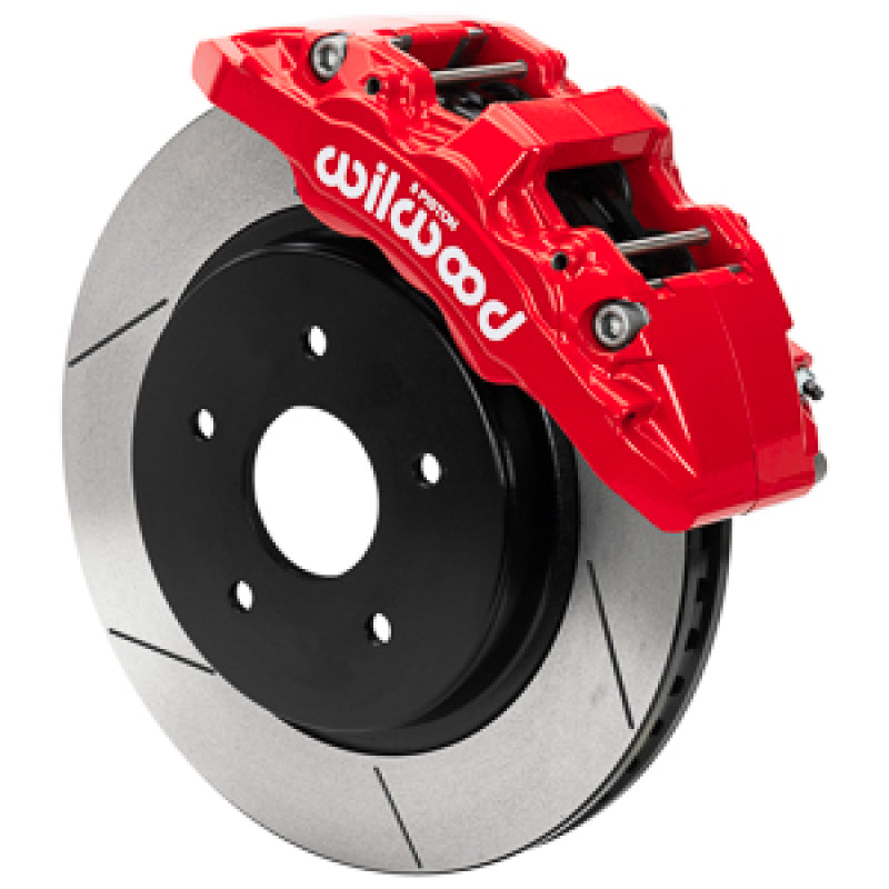 Wilwood 13-18 Dodge Ram 1500 Aero6 DM Front Brake Kit w/ Lines - Red Big Brake Kits Wilwood