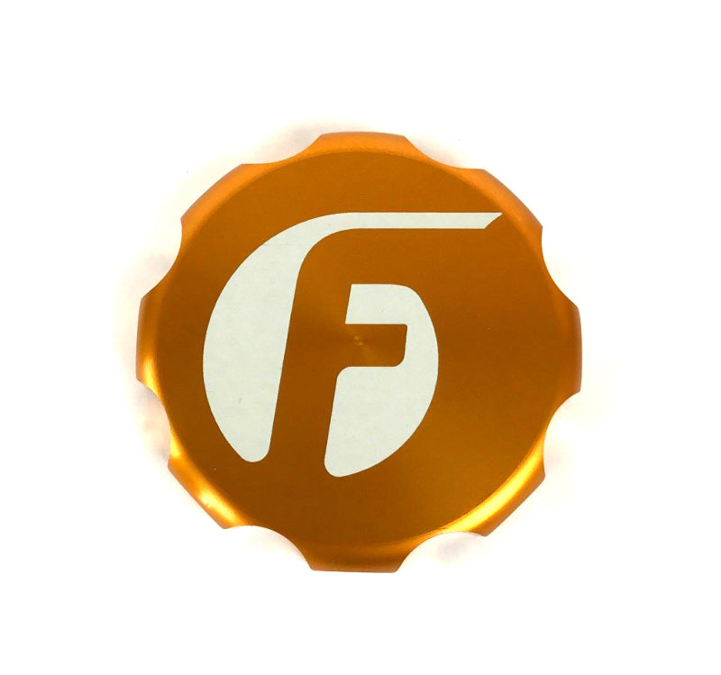 Fleece Performance 03-20016 Cummins Billet Oil Cap Cover - Orange Oil Caps Fleece Performance