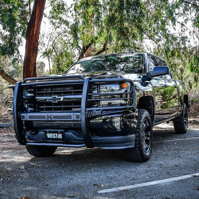 Westin 16-18 Chevy Silverado 1500 Sportsman X Grille Guard - Textured Black Grille Guards Westin