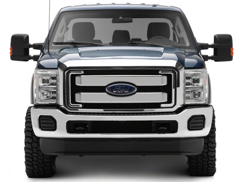 Raxiom 11-16 Ford F-250 Super Duty LED Projector Headlights - Chrome Housing (Clear Lens) Headlights Raxiom