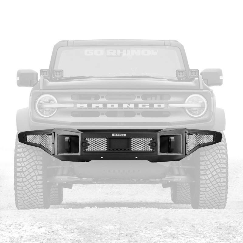 Go Rhino 21-24 Ford Bronco (2 and 4 Door) Rockline Full Width Bumper Bumpers - Steel Go Rhino