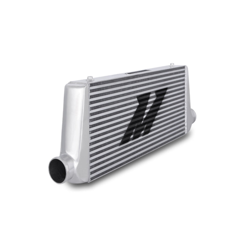 Mishimoto Universal Silver R Line Intercooler Overall Size: 31x12x4 Core Size: 24x12x4 Inlet / Outle Intercoolers Mishimoto