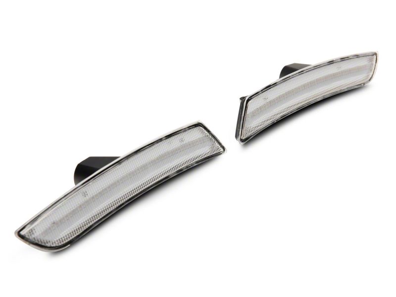 Raxiom 16-23 Chevrolet Camaro Axial Series LED Front and Rear Side Markers- Clear Sidemarkers & Indicators Raxiom