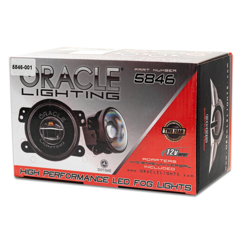 Oracle Jeep Wrangler JK/JL/JT High Performance W LED Fog Lights - Red Fog Lights ORACLE Lighting