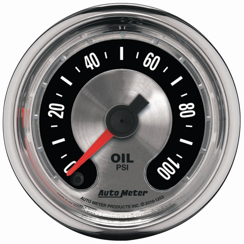 Autometer American Muscle 52mm Full Sweep Electric 0-100 PSI Oil Pressure Gauge Gauges AutoMeter