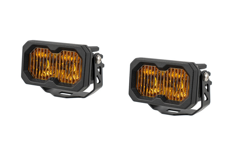 Diode Dynamics C2 2.0 Pro Yellow SAE Fog/Wide Standard ABL (pair) Light Accessories and Wiring Diode Dynamics