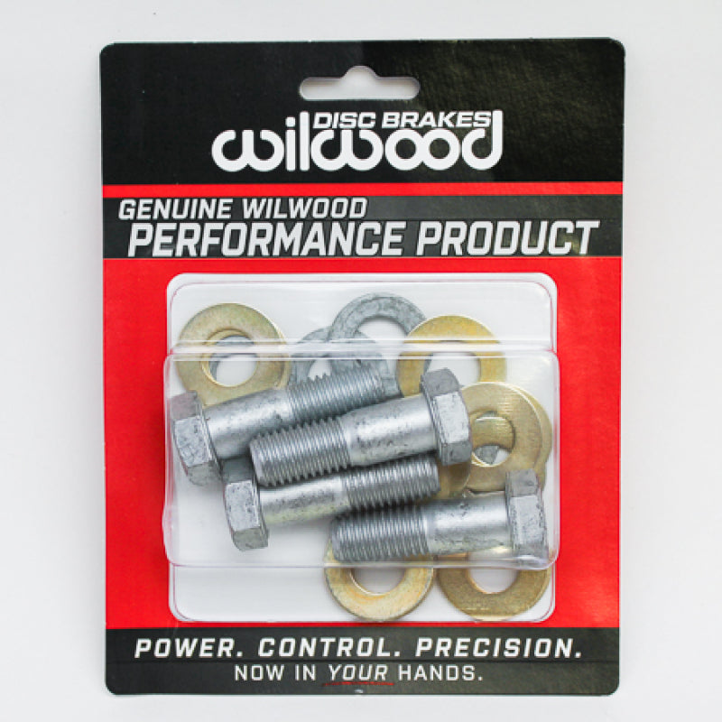 Wilwood Bolt Kit - C5/6 Bracket and Spindle Stepped Shank Bolt Kit Brake Hardware Wilwood