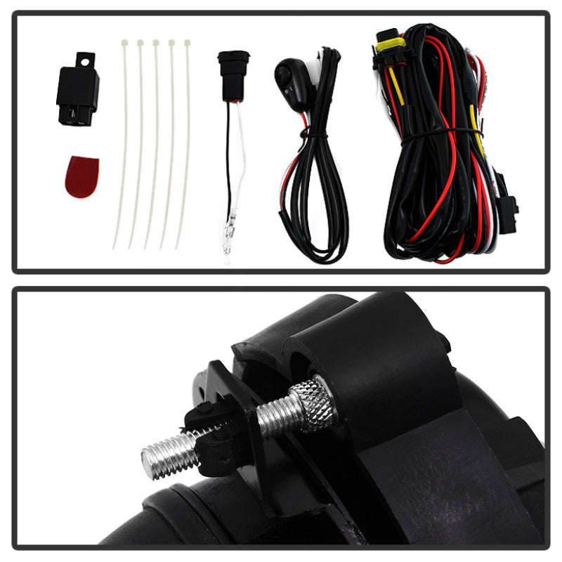 Spyder GMC Acadia 2013-2015 OEM Fog Light W/Universal Switch- Clear FL-GAC2013-C Fog Lights SPYDER