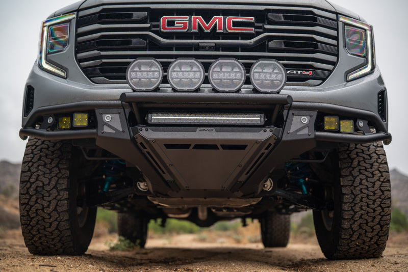 DV8 Offroad 2022-2025 GMC Sierra 1500 Tube Front Bumper Bumpers - Steel DV8 Offroad