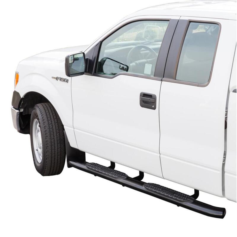 Westin 2009-2014 Ford F-150 SuperCab PRO TRAXX 5 Oval Nerf Step Bars - Black Nerf Bars Westin