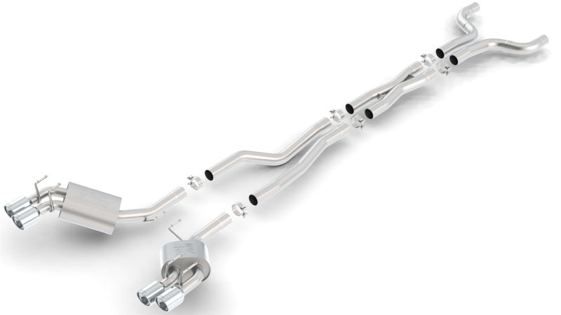 Borla 12-14 Chevrolet Camaro ZL1 Coupe 6.2L 8cyl AT/MT 6spd RWD Aggressive ATAK Catback Exhaust Catback Borla