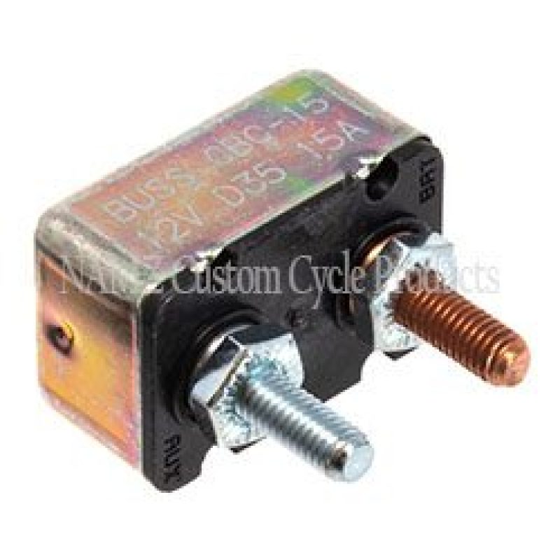 NAMZ Universal 15-AMP Circuit Breaker 10/32in. Studs - Single (OEM 74589-73) Relays NAMZ