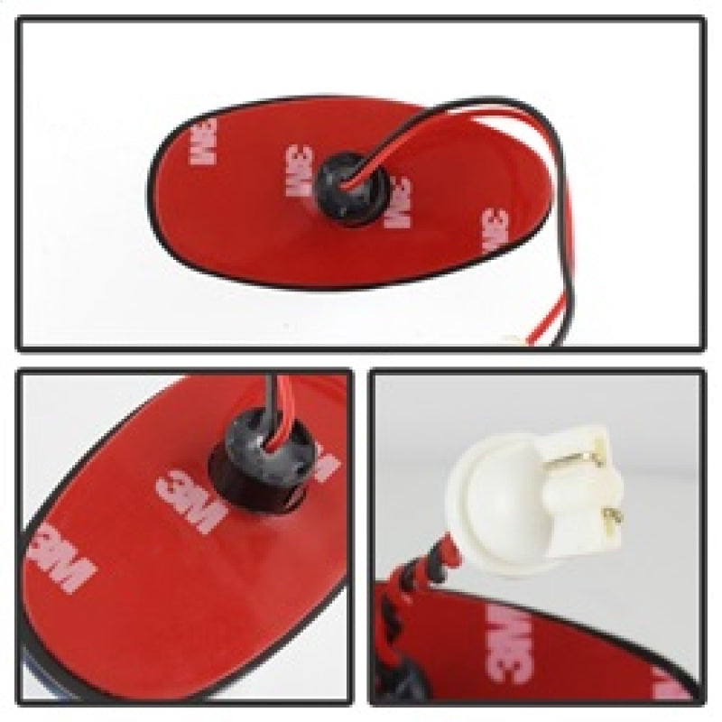 xTune Chevy Silverado 99-13 Dually 2 Red LED Amber LED Side Fender Lights Smoke ACC-LED-GMD99-SL-SM Sidemarkers & Indicators SPYDER